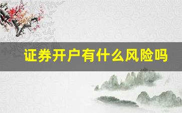 证券开户有什么风险吗 只开通(证券开户一定要买吗)_https://www.hangfeite.com_上交所_第1张